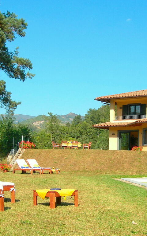 Villa Saida: basseng, Hage, Utendørs