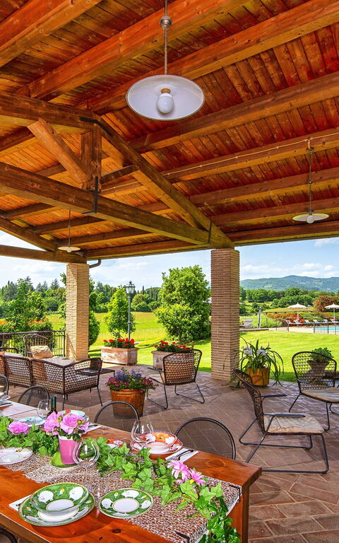 Podere Sant'angelo: Balkong / terrasse / uteplass, Utendørs