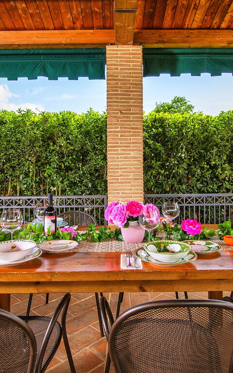 Podere Sant'angelo: Balkong / terrasse / uteplass, Utendørs