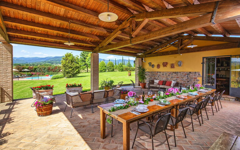 Podere Sant'angelo: Balkong / terrasse / uteplass, Utendørs