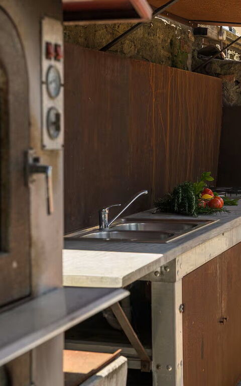 Villa Giare: Balkong / terrasse / uteplass, Hage, Utendørs