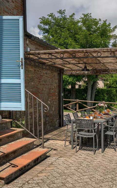 Villa Giare: Balkong / terrasse / uteplass, Eksteriør, Utendørs