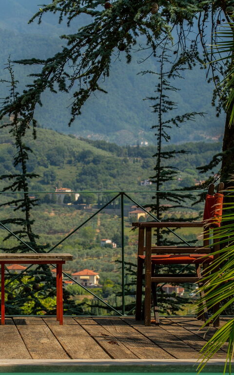 Villa Pedone: Hage, Utendørs