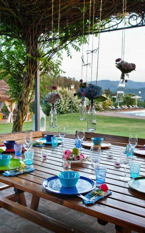 Villa Sant' Angelo: Hage, Utendørs