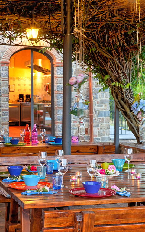 Villa Sant' Angelo: Hage, Utendørs