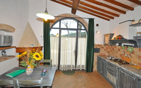 Feriebolig Olivo: Kjøkken, Lunsjrom, Stue