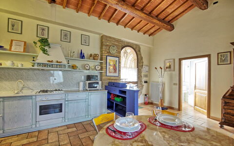 Feriebolig La Capanna: Kjøkken, Lunsjrom