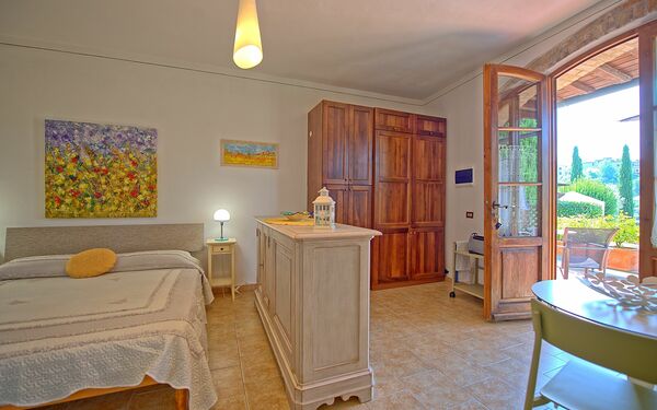 Feriebolig Ovile: Kjøkken, Lunsjrom, soverom, Stue