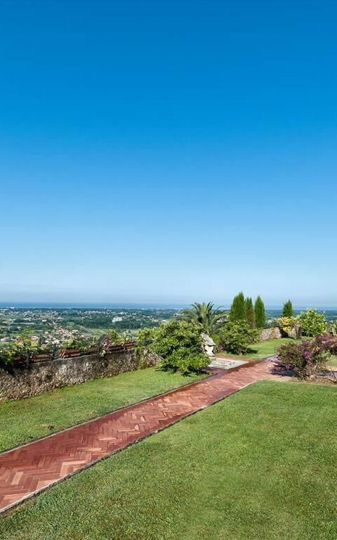 Villa Camaiore: Hage, Visningar