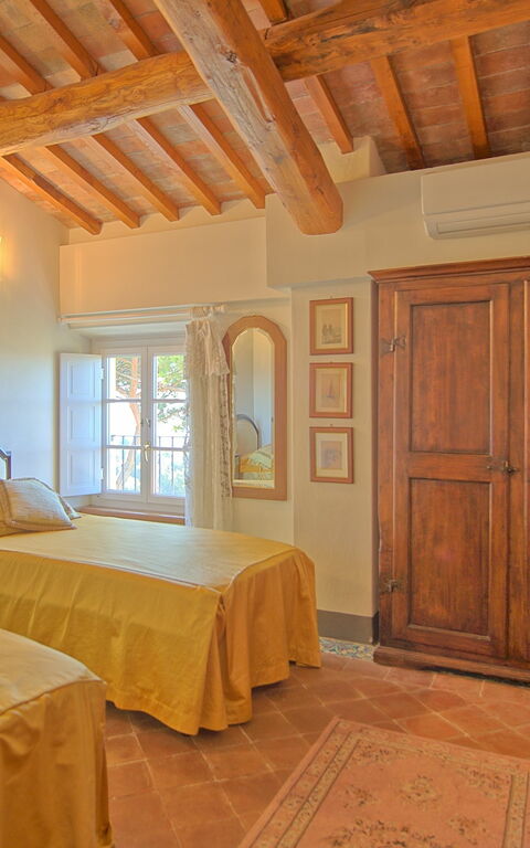 Villa Camaiore: soverom