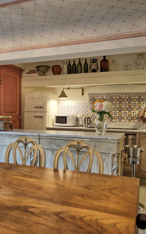 Villa Nova: Kjøkken, Lunsjrom