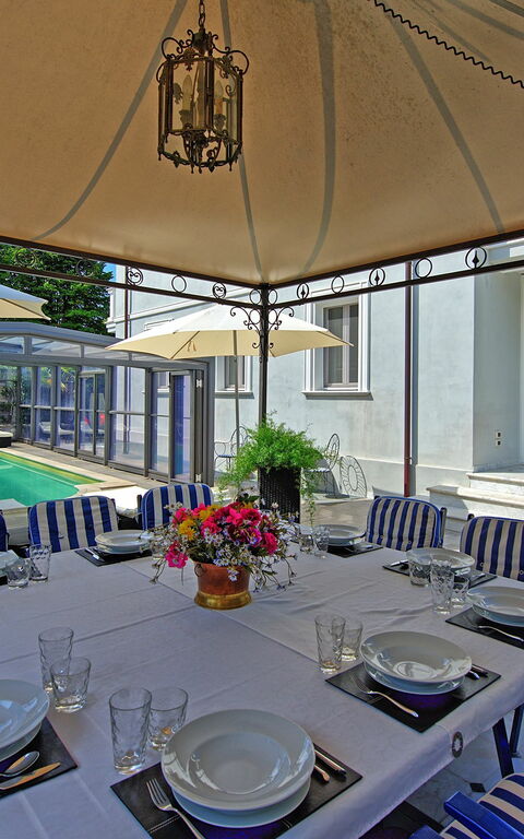 Villa Raffaela: Balkong / terrasse / uteplass, Utendørs