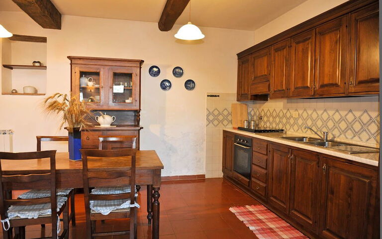 Feriebolig Rufeno: Kjøkken, Lunsjrom, Stue