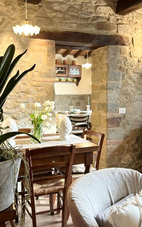 Antico Casale: Lunsjrom, Stue