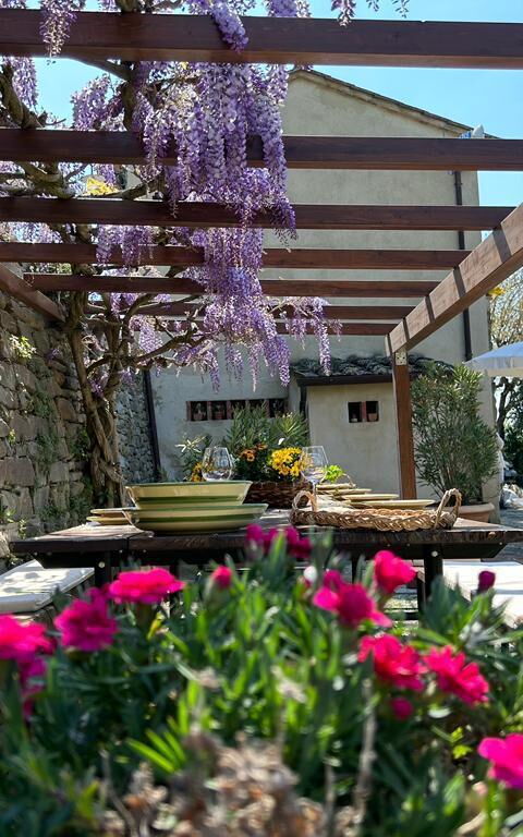 Antico Casale: Balkong / terrasse / uteplass, Eksteriør, Utendørs