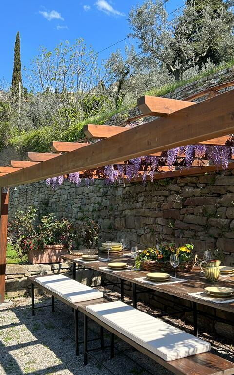 Antico Casale: Balkong / terrasse / uteplass, Eksteriør, Hage, Utendørs