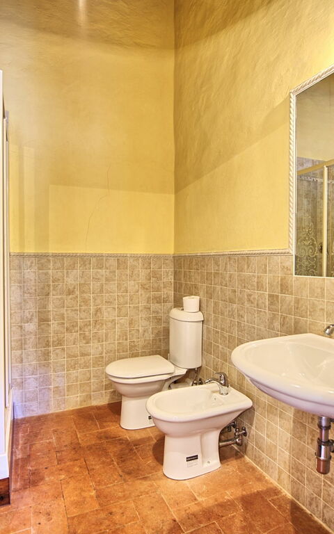 Villa Poggiolino: Baderom