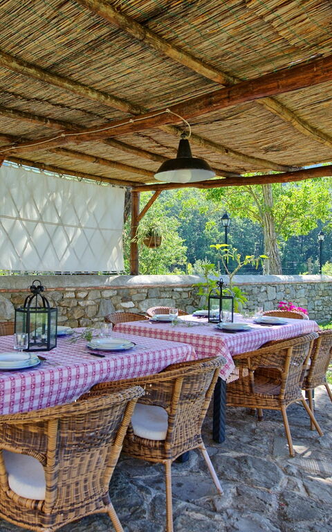 Villa Poggiolino: Balkong / terrasse / uteplass, Hage