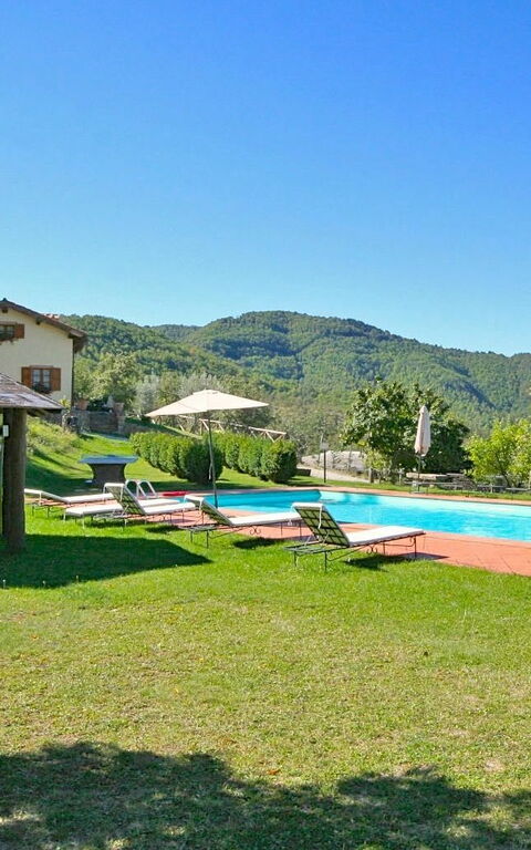 Villa Margherita Due: basseng, Hage