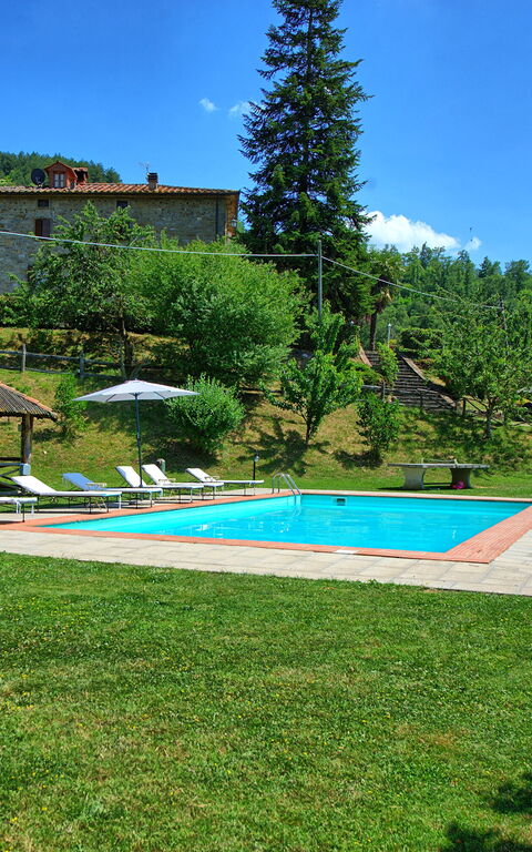 Villa Margherita Due: basseng, Hage, Utendørs