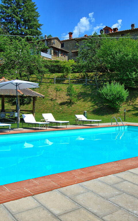 Villa Margherita Due: basseng, Hage, Utendørs