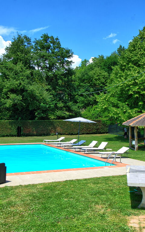 Villa Margherita Due: basseng, Hage, Utendørs