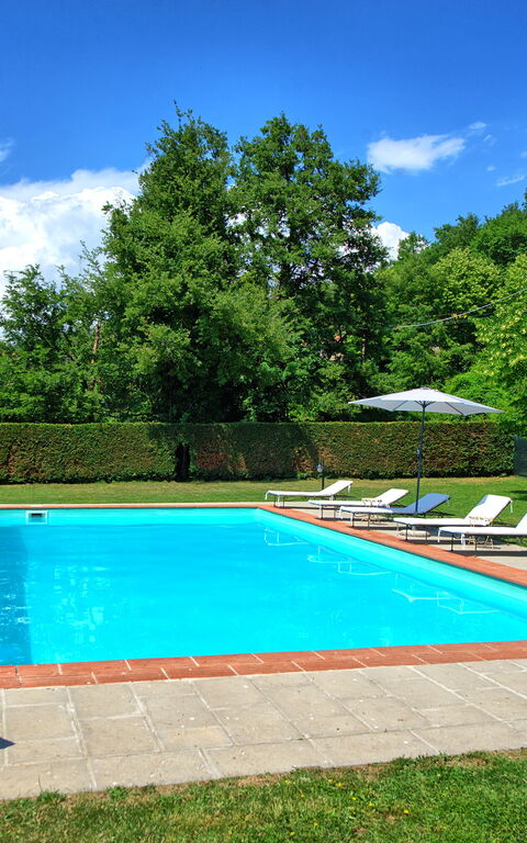 Villa Margherita Due: basseng, Hage, Utendørs