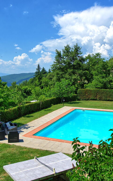 Villa Margherita Due: basseng, Hage, Utendørs