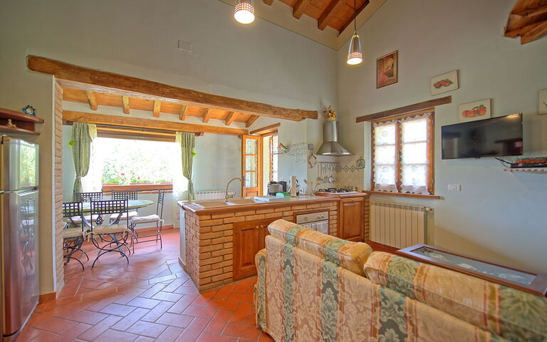 Villa Margherita Due: Kjøkken, Lunsjrom, Stue