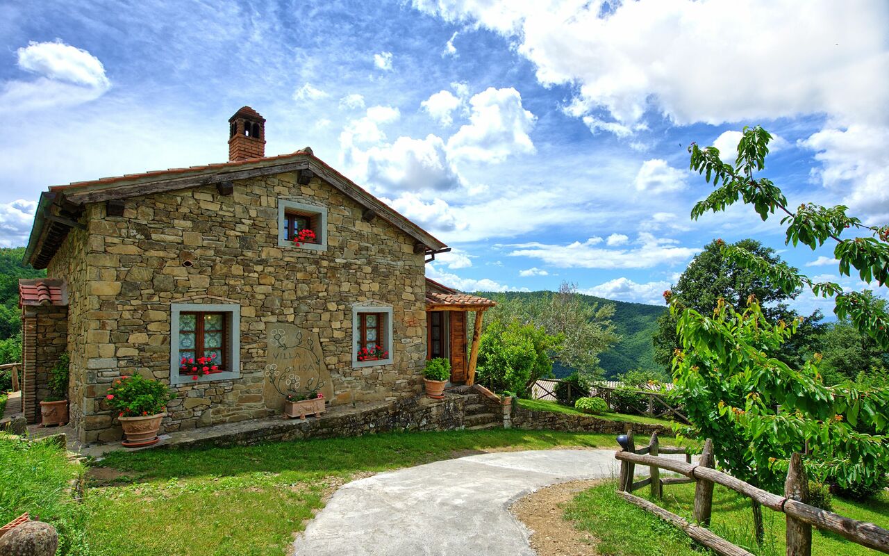 Villa Margherita Due: Hage, Utendørs