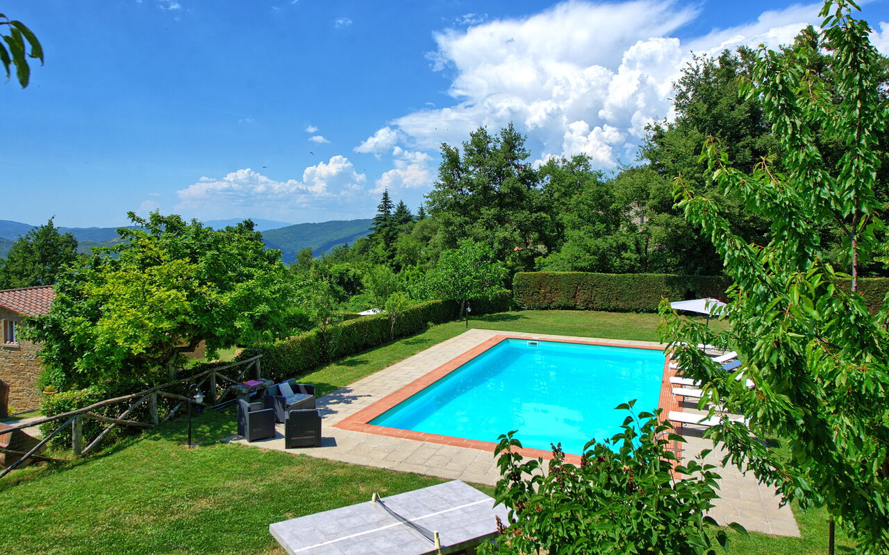 Villa Margherita Due: basseng, Hage, Utendørs