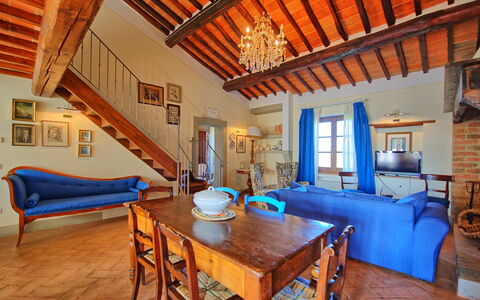 Feriebolig Belvedere Apartment: Lunsjrom, Stue