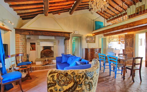 Feriebolig Belvedere Apartment: Lunsjrom, Stue