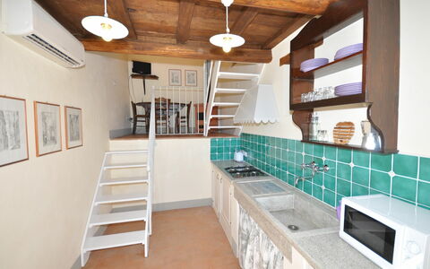 Feriebolig Forno House: Kjøkken, Lunsjrom, Stue