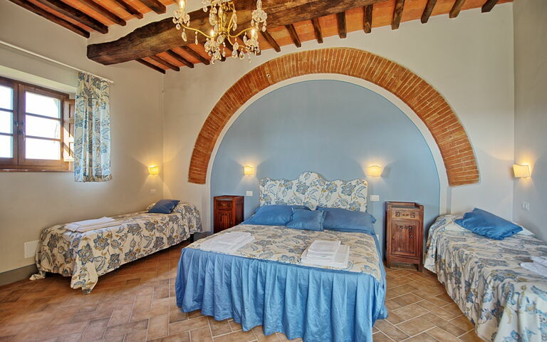 Feriebolig Granaio Apartment: soverom