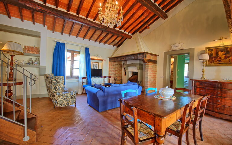 Feriebolig Belvedere Apartment: Lunsjrom, Stue