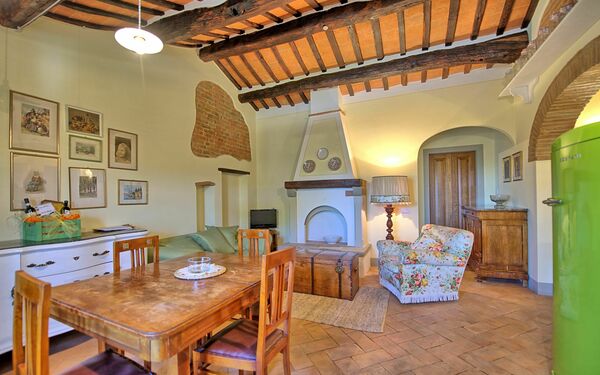 Feriebolig Bandita Apartment: Kjøkken, Lunsjrom, Stue