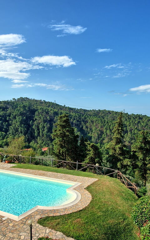 Il Gualdo: basseng, Visningar