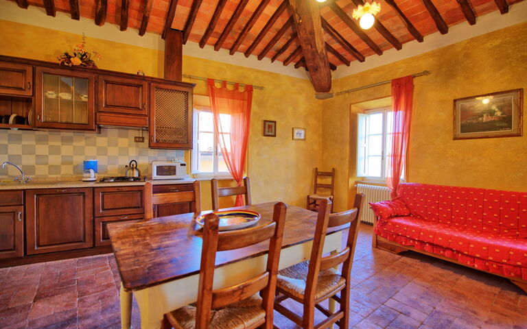 Feriebolig Vescovo: Kjøkken, Lunsjrom, Stue