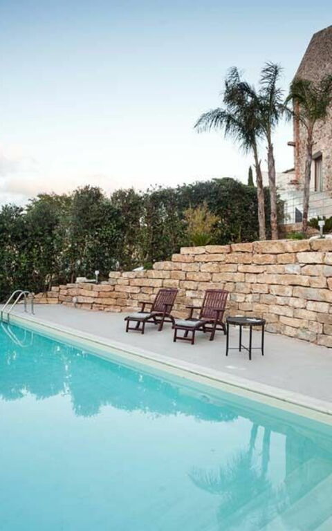 Baglio Maranzano - Marietta: basseng, Eksteriør