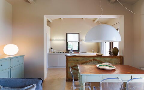 Feriebolig Isla Verde - Ulivi: Lunsjrom, Stue