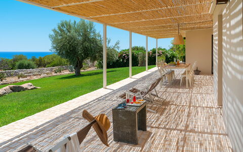 Feriebolig Isla Verde - Carrubi: Balkong / terrasse / uteplass, Eksteriør, Hage, Utendørs