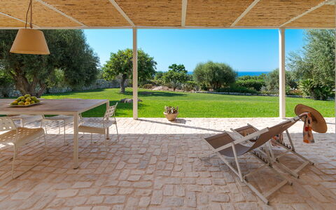 Feriebolig Isla Verde - Ulivi: Balkong / terrasse / uteplass, Eksteriør, Hage, Utendørs, Visningar