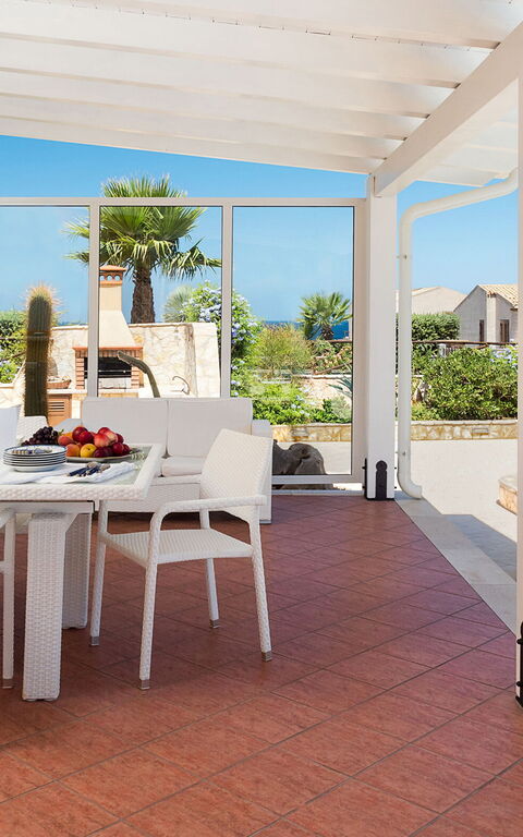 Afrodite: Balkong / terrasse / uteplass, Utendørs