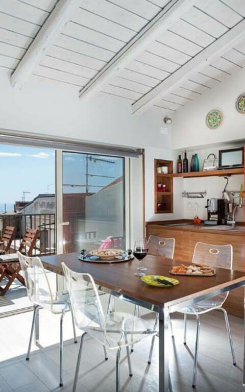 Taormina Suite: Kjøkken, Lunsjrom, Stue