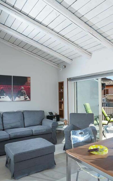 Taormina Suite: Balkong / terrasse / uteplass, Stue, Visningar