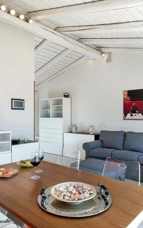 Taormina Suite: Kjøkken, Lunsjrom, Stue