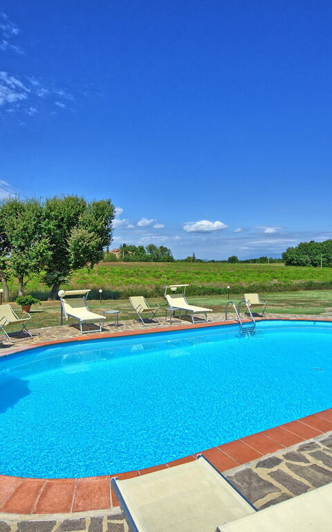 Casa Catia: basseng, Hage