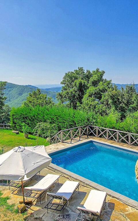 Villa Margherita Uno: basseng, Hage