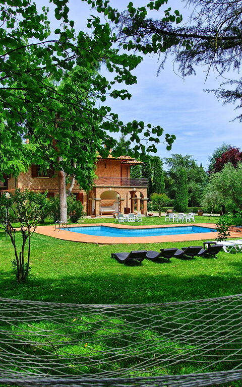 Villa Lauretana: Hage